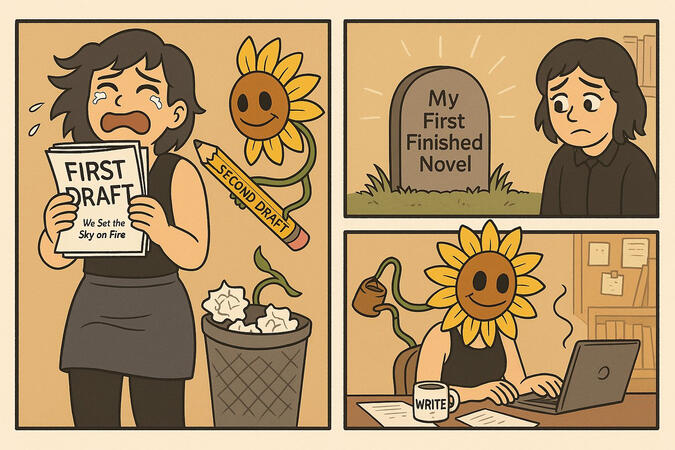 Sunflowerhead and I have a funeral